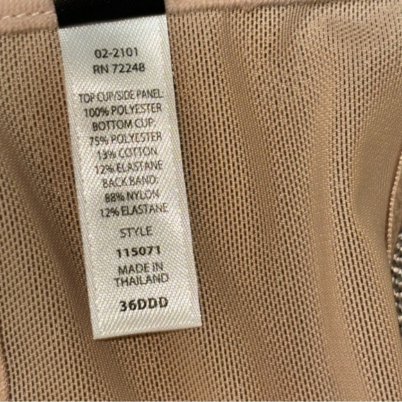 Paramour Angie Front Hook Minimizer Bra Size 36DDD NWT - Picture 4 of 10